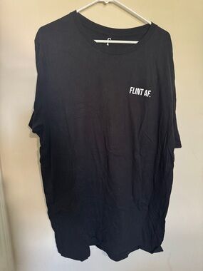 Men's Flint as f*** Black Short-Sleeve Graphic Tee